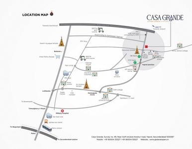 Project Image of 2088.0 - 2808.0 Sq.ft 3 BHK Apartment for buy in GK Raj Casa Grande
