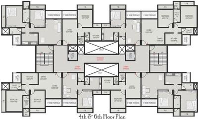 Project Image of 302.0 - 469.0 Sq.ft 1 BHK Apartment for buy in Bathija Tulsa Namdev Residency Apartment