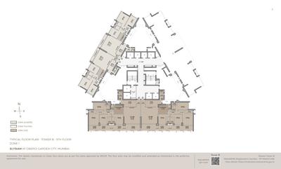 Project Image of 1736.54 - 2400.0 Sq.ft 3 BHK Apartment for buy in Elysian