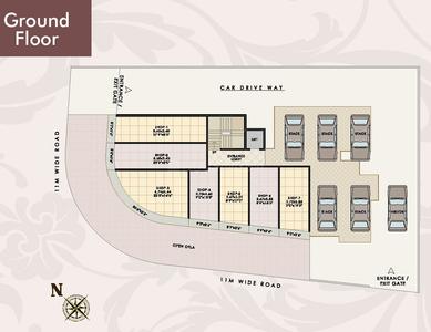 Project Image of 112.82 - 291.67 Sq.ft 1 RK Apartment for buy in Goldstone Golden Arcade