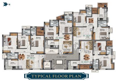 Project Image of 809.0 - 1355.0 Sq.ft 2 BHK Apartment for buy in Preetha Confluence