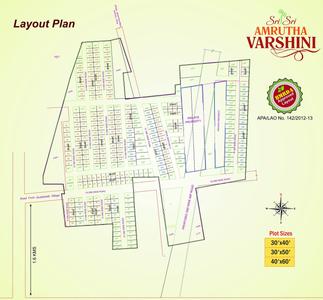 Project Image of 1200.0 - 2400.0 Sq.ft Residential Plot Plot for buy in Gruhanirman Amrutha Varshini Plots