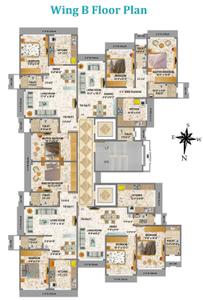 Project Image of 0.0 - 780.0 Sq.ft 2 BHK Apartment for buy in Geopreneur Mayur Tower B Wing