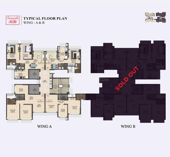 Swami Samarth Srishti Phase 2 Wing A Samarth Srishti A Wing Cluster Plan 1