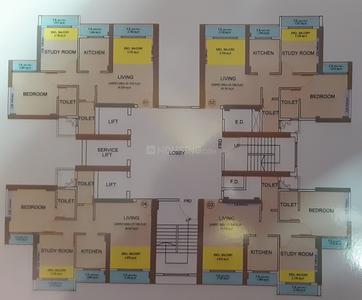 Project Image of 486.0 - 1016.54 Sq.ft 2 BHK Apartment for buy in Clan City Turquoise