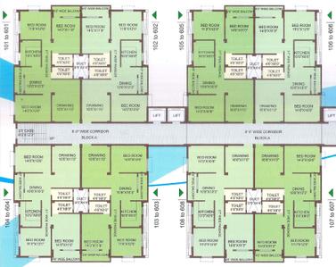 Project Image of 1030 Sq.ft 3 BHK Apartment / Flat for sale in Pamsara for Rs. 7500000
