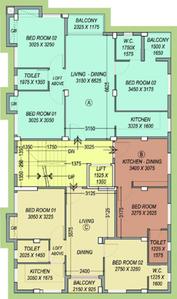 Project Image of 390.0 - 1180.0 Sq.ft 1 BHK Apartment for buy in Goldwin Anmol