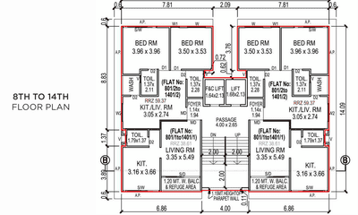 Project Image of 1055.83 - 1446.51 Sq.ft 3 BHK Apartment for buy in Sahajanand Lotus