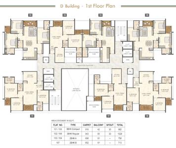 Project Image of 479.0 - 1237.0 Sq.ft 1 BHK Apartment for buy in Austin Lush Residences
