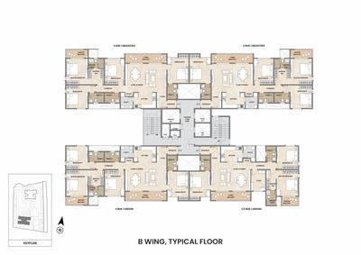 Project Image of 1872.0 - 2400.0 Sq.ft 3 BHK Apartment for buy in Mahindra Lifespaces Zen