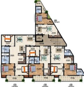 Project Image of 700.0 - 1750.0 Sq.ft 1 BHK Builder Floor for buy in Trivor Prime Home