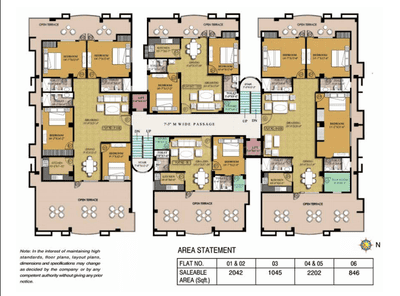 Project Image of 694.0 - 2202.0 Sq.ft 1 BHK Apartment for buy in Mundeshwari Terrace Gardenia