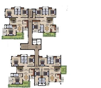 Project Image of 1880.0 - 2615.0 Sq.ft 3 BHK Apartment for buy in Panchratna Heritage