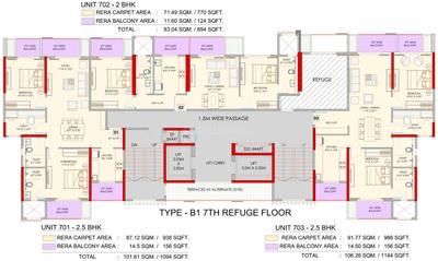 Project Image of 743.89 - 1973.02 Sq.ft 2 BHK Apartment for buy in Adani Atelier Greens