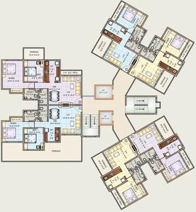 Project Image of 411.0 - 636.0 Sq.ft 1 BHK Apartment for buy in Charms Heights Phase I B1 And B4