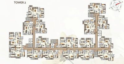 Project Image of 1096.0 - 3004.0 Sq.ft 2 BHK Apartment for buy in Meenakshi High Life Towers