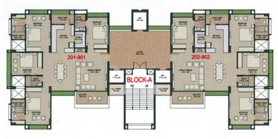 Project Image of 1843.21 - 2509.93 Sq.ft 4 BHK Apartment for buy in Celestial Living