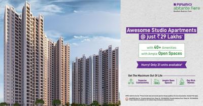 Project Image of 285.0 - 908.0 Sq.ft 1 RK Apartment for buy in Puraniks Abitante Fiore Phase 2B