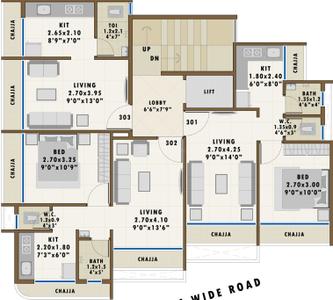 Project Image of 160.71 - 293.53 Sq.ft 1 RK Apartment for buy in RK Vaishnavi Arcade Phase 1