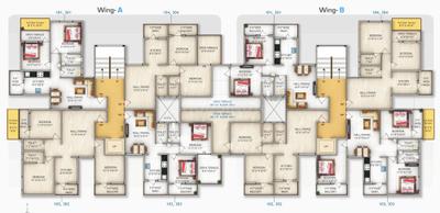 Project Image of 590.0 - 810.0 Sq.ft 2 BHK Apartment for buy in Krishna Vrindavan