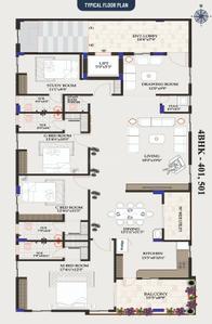 Project Image of 1150.0 - 2514.0 Sq.ft 2 BHK Apartment for buy in Charvi Mahanya Priya Manor
