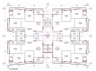Project Image of 931.4 - 1069.93 Sq.ft 3 BHK Apartment for buy in Aayat Zainab Residency