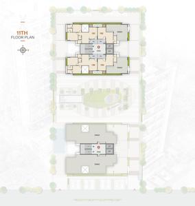 Project Image of 2115 Sq.ft 3 BHK Apartment / Flat for sale in Chandkheda for Rs. 9870000