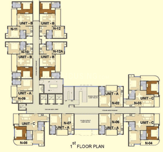Solitairian City T1 Cluster Plan For 1st Floor 4