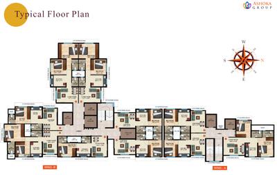 Project Image of 393.0 - 601.0 Sq.ft 1 BHK Apartment for buy in Om Ashoka Heights