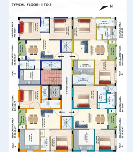 Project Image of 795.0 - 841.0 Sq.ft 2 BHK Apartment for buy in SDK Sai Enclave
