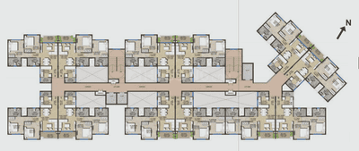Project Image of 1007.0 - 1205.0 Sq.ft 2 BHK Apartment for buy in Kumar Megapolis Smart Homes 2