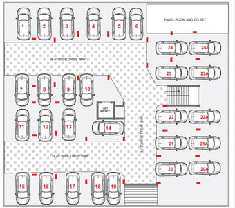 Sri Sai Akarya Residence Layout Plan 1