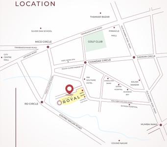 Project Image of 2195 Sq.ft 3 BHK Apartment / Flat for sale in Tidke Colony for Rs. 13000000