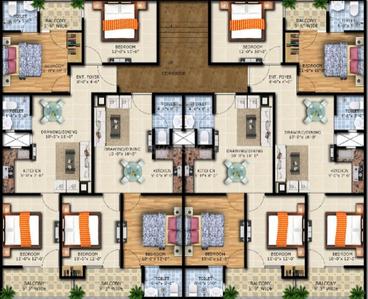 Project Image of 945.0 - 1890.0 Sq.ft 2 BHK Builder Floor for buy in Vihaan Wisteria