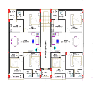 Project Image of 0.0 - 1400.0 Sq.ft 3 BHK Apartment for buy in SV Casa