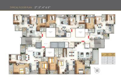 Project Image of 1822.0 - 2243.0 Sq.ft 3 BHK Apartment for buy in RIDDHI SIDDHI III