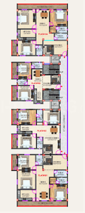 Project Image of 804.5 - 1135.6 Sq.ft 2 BHK Apartment for buy in Shri The Platinum Residency