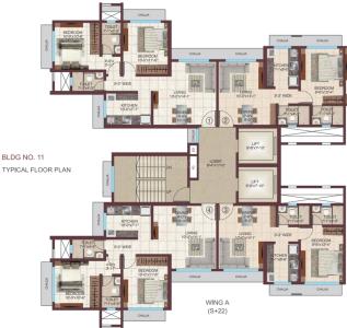 Project Image of 443.0 - 629.0 Sq.ft 1 BHK Apartment for buy in Raj Rudraksha Building No 11
