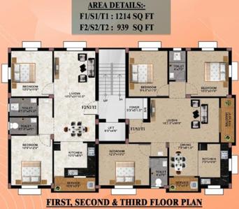 Project Image of 939.0 - 1214.0 Sq.ft 2 BHK Apartment for buy in Amma Suresh Enclave