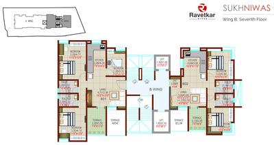 Project Image of 692.0 - 1173.0 Sq.ft 2 BHK Apartment for buy in Ravetkar Sukhniwas