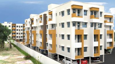 Project Image of 424.21 - 842.28 Sq.ft 2 BHK Apartment for buy in Annai Arisha Block B