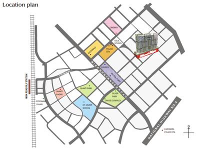 Project Image of 602.0 - 856.0 Sq.ft 2 BHK Apartment for buy in Neminath Heights Wing B C D