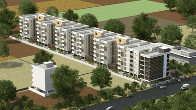 Project Image of 605.43 - 1070.46 Sq.ft 2 BHK Apartment for buy in GTS Aruna Land Mark