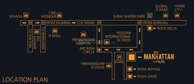 Project Image of 666.61 - 911.38 Sq.ft 2 BHK Apartment for buy in Rosa Manhattan Phase 2