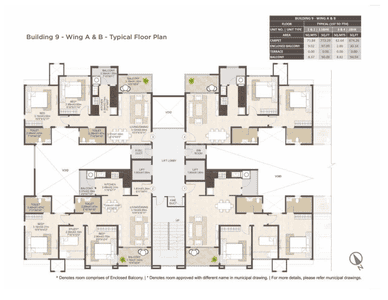 Project Image of 476.63 - 1012.25 Sq.ft 1 BHK Apartment for buy in Mahindra Bloomdale Apartment