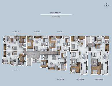 Project Image of 0.0 - 1800.0 Sq.ft 3 BHK Apartment for buy in Bluemoon Sea Breeze