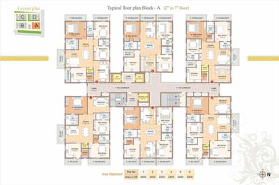 Project Image of 1854.94 - 2525.0 Sq.ft 3 BHK Apartment for buy in Creative Udaya Creative