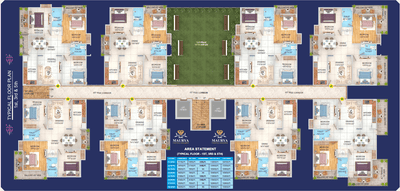 Project Image of 902.0 - 947.0 Sq.ft 3 BHK Apartment for buy in Maurya Crystal Paradise