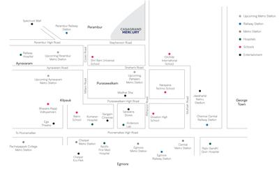 Project Image of 1190.0 - 3952.0 Sq.ft 2 BHK Apartment for buy in Casagrand Mercury 