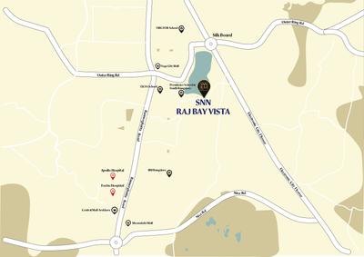 Project Image of 1235.0 - 2330.0 Sq.ft 2 BHK Apartment for buy in SNN Raj Bay Vista